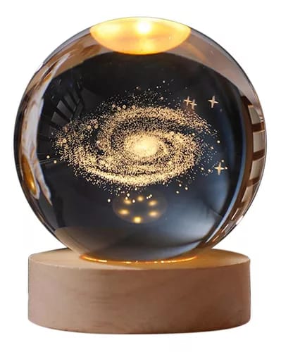 Lámpara Esfera de Cristal Cosmos 3D - 5 motivos