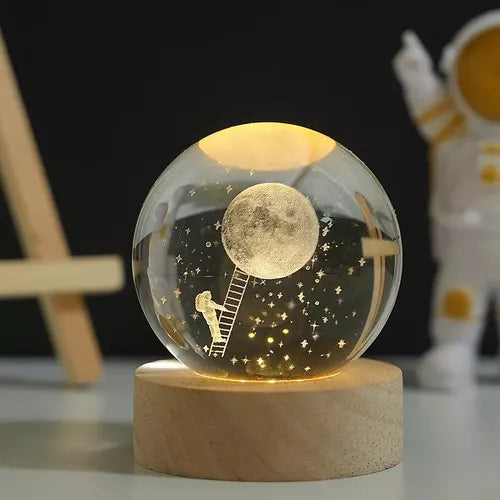 Lámpara Esfera de Cristal Cosmos 3D - 5 motivos