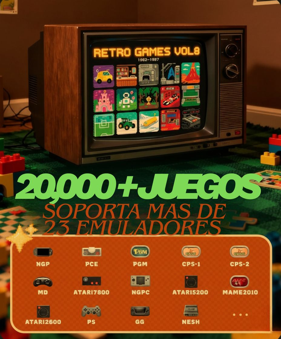 Consola JoyBox Retro - Gamestick 4K Tipo PS 5