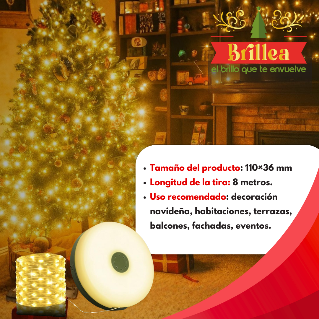 Brillea - Luces Navideñas Enrollables 🎄💫