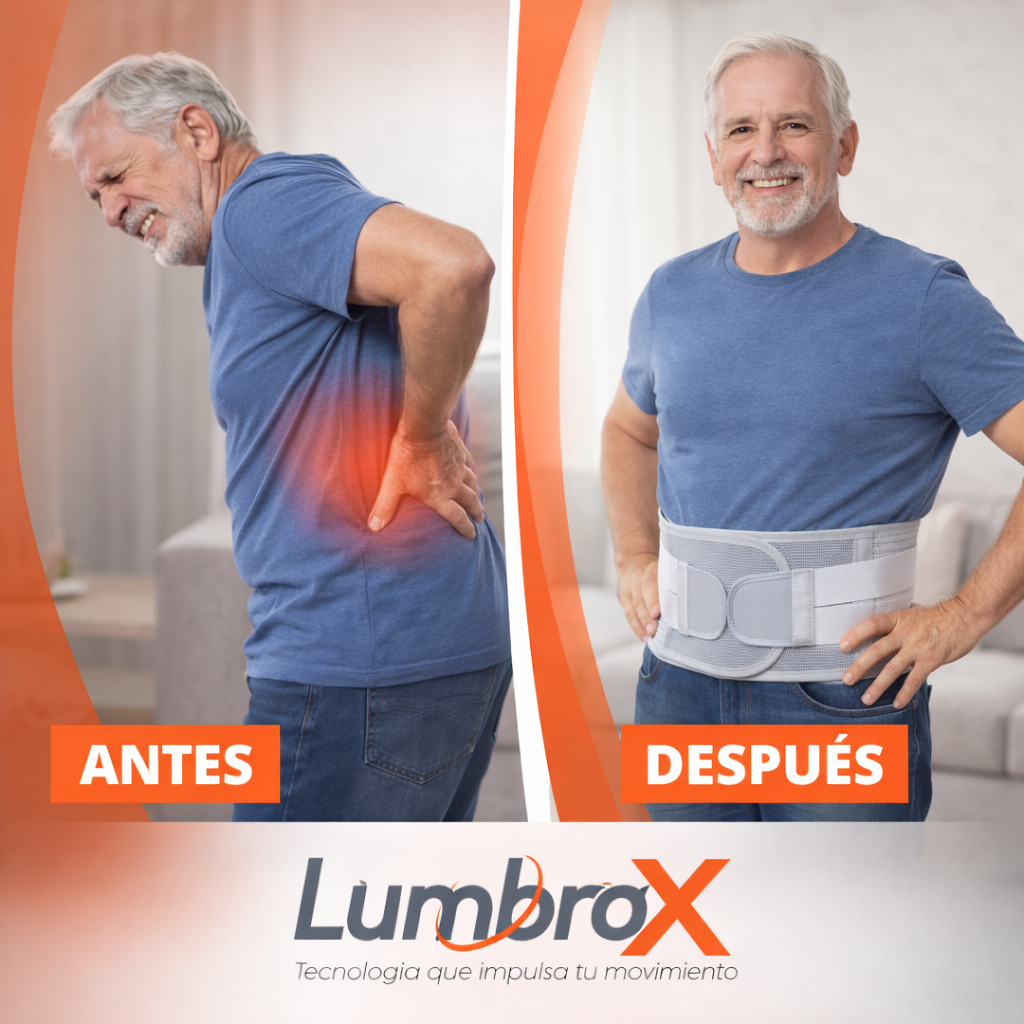 *LumbraX - Faja Cinturón Soporte Lumbar, Corrector De Postura