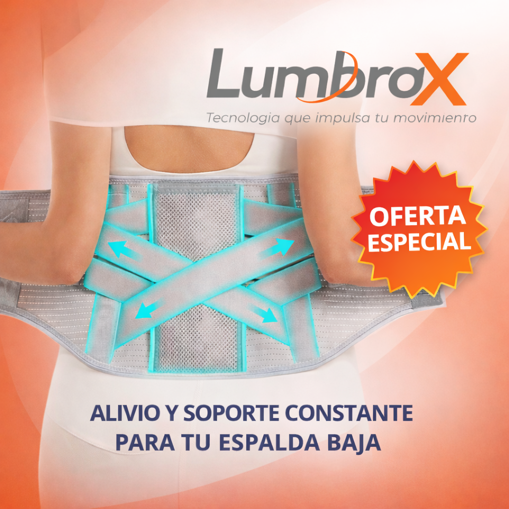 *LumbraX - Faja Cinturón Soporte Lumbar, Corrector De Postura
