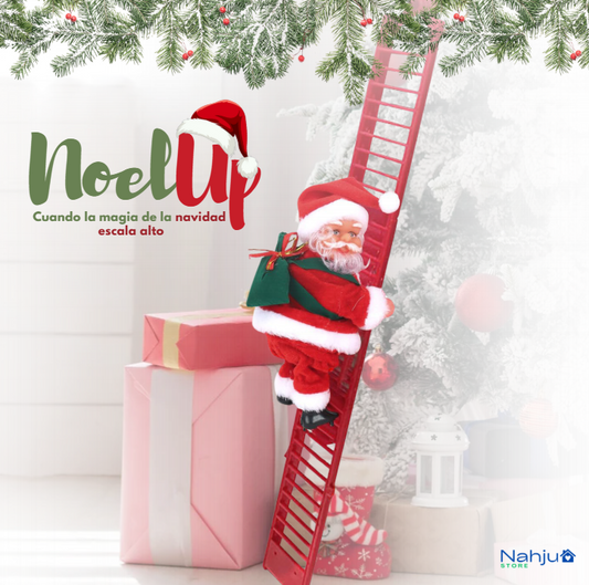 Papá Noel Sube y baja Escalera - NoelUp - La magia de la navidad escala alto 🎅🏻🎄