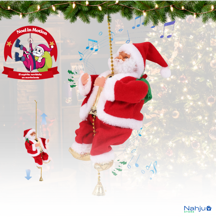 Papá Noel Escalador - Noel in Motion - El espíritu navideño en movimiento  🎅
