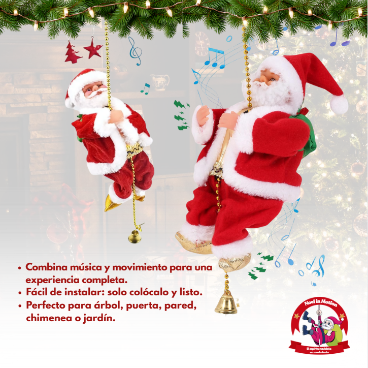 Papá Noel Escalador - Noel in Motion - El espíritu navideño en movimiento  🎅