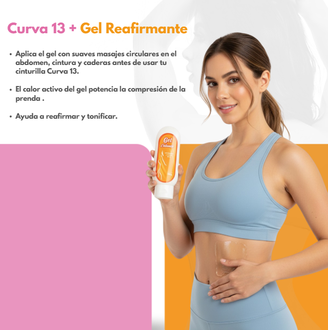 Cinturilla Reloj de Arena 13 Varillas - Curve 13 + Regalo Gel Reductor