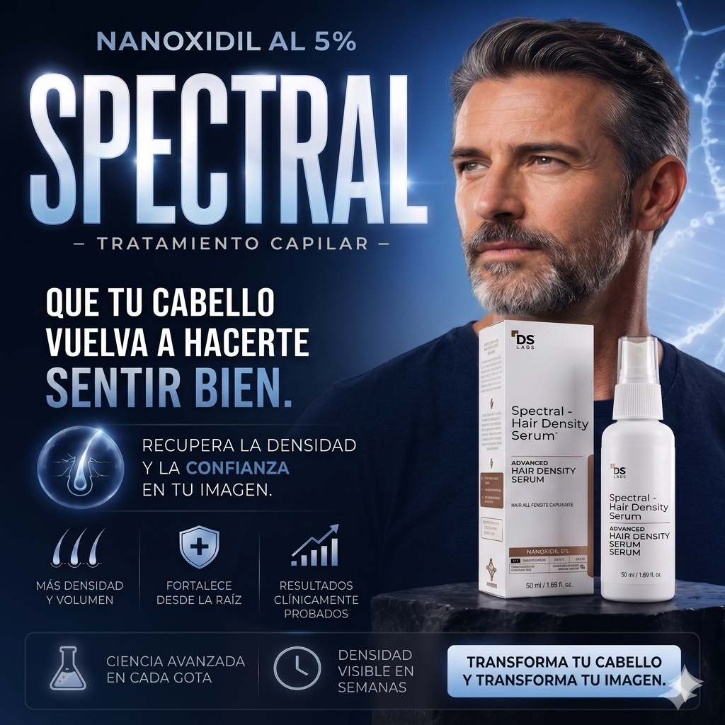 SPECTRAL -  Nanoxidil al 5% - Tratamiento Capilar