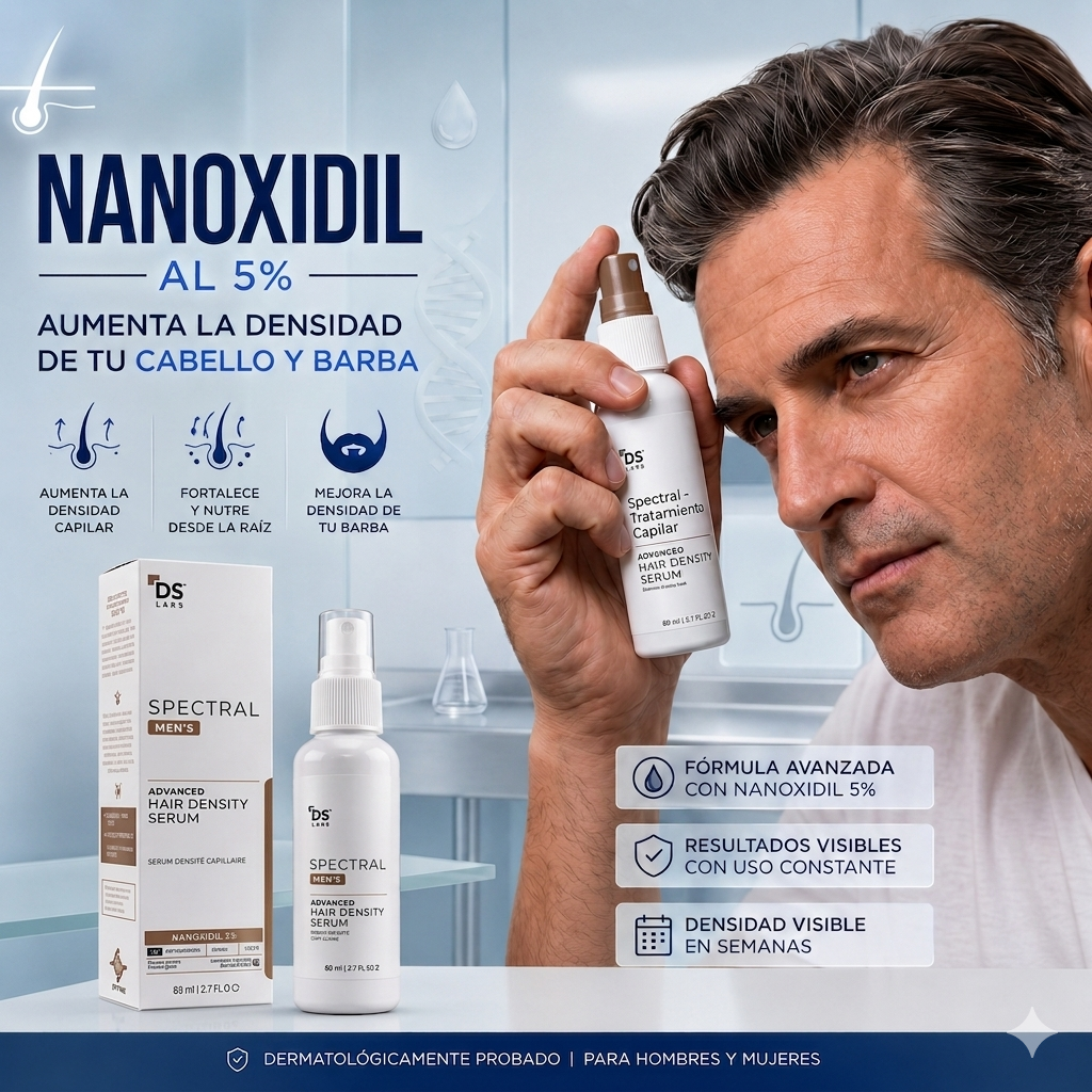 SPECTRAL -  Nanoxidil al 5% - Tratamiento Capilar