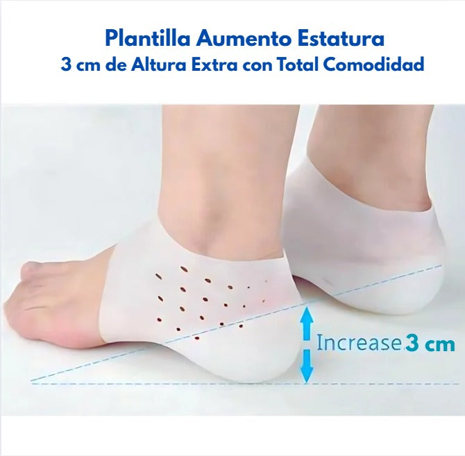 *PLANTILLA AUMENTO DE ESTATURA - 3 CM MÁS CON TOTAL COMODIDAD