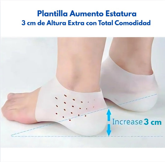 *PLANTILLA AUMENTO DE ESTATURA - 3 CM MÁS CON TOTAL COMODIDAD