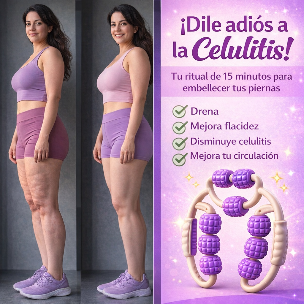 RODILLO MASAJEADOR ANTICELULITIS - DIVINA ROLL 🌸