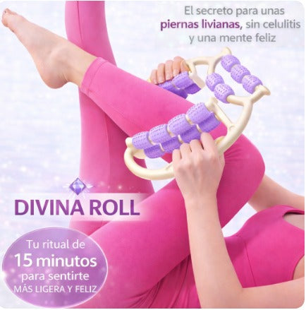 RODILLO MASAJEADOR ANTICELULITIS - DIVINA ROLL 🌸