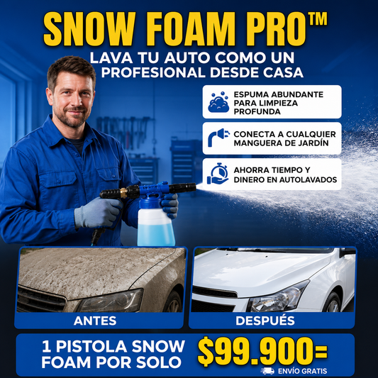 Pistola a Presión Lava Autos- Motos Snow Foam🫧🚘