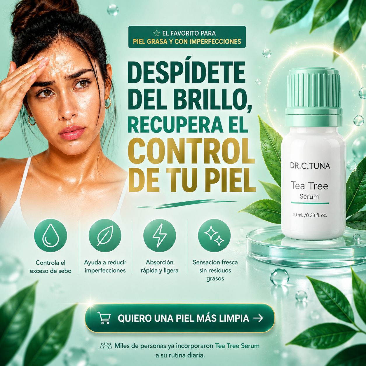 SUERO TEA TREE DR C. TUNA by Farmasi