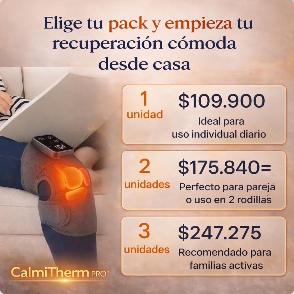 CalmiThermPro™ - Rodillera Térmica Digital -