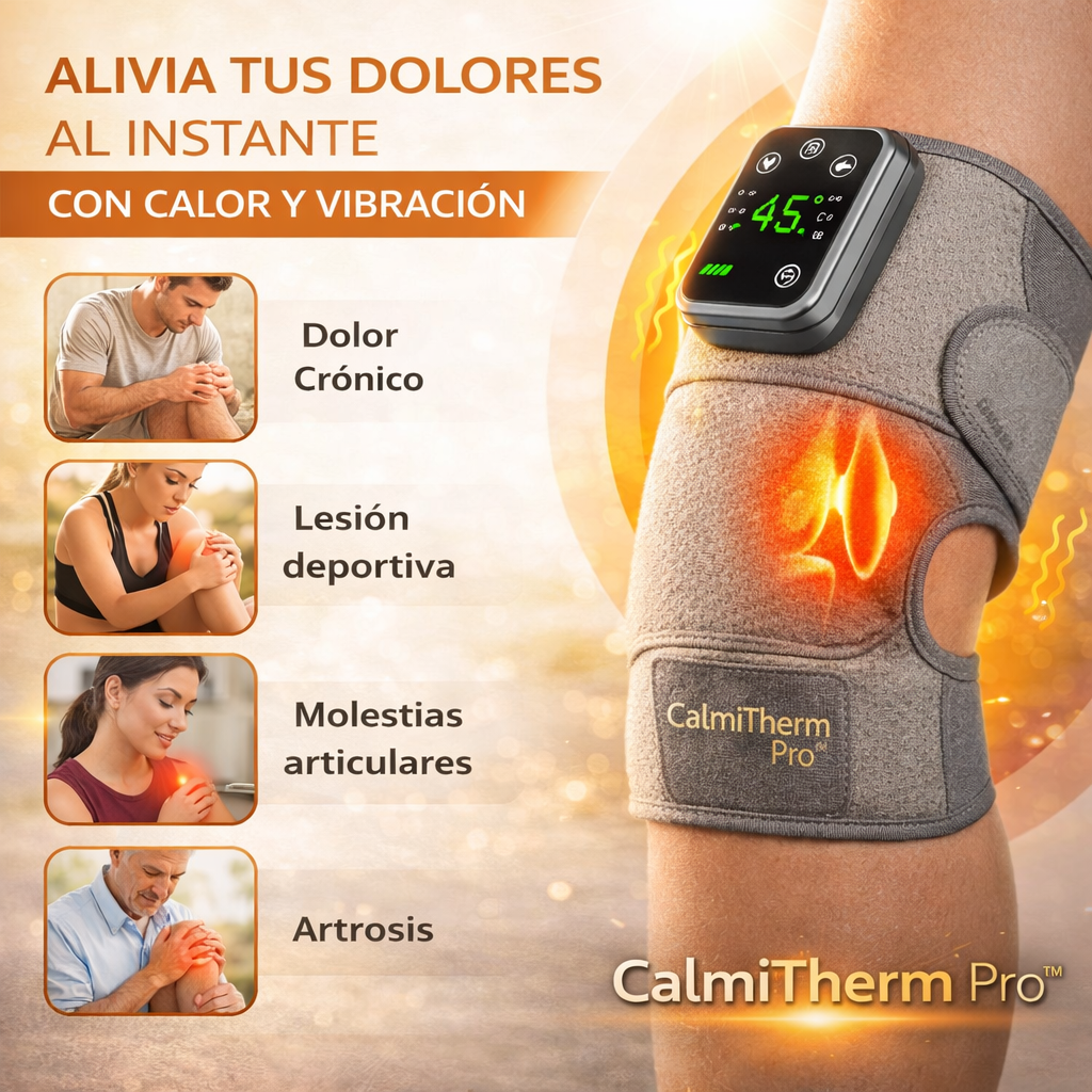 CalmiThermPro™ - Rodillera Térmica Digital -