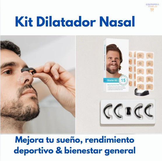 Kit Dilatador  Nasal - Mejora tu sueño, rendimiento deportivo & bienestar general