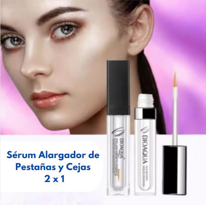 Sérum Alargamiento de Pestañas y Cejas Bioaqua 2 X 1