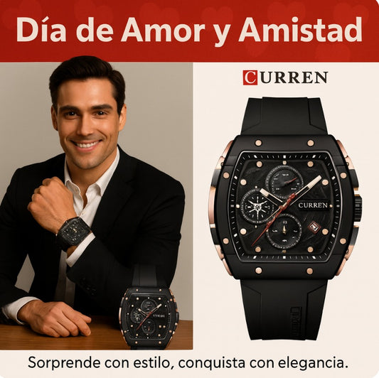 “Reloj Curren 8442 Original: El regalo perfecto de Amor y Amistad 💕”