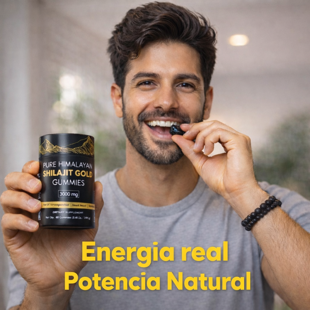 Gomitas de Shilajit Gold - 100% Puro del Himalaya - Energía y Vitalidad