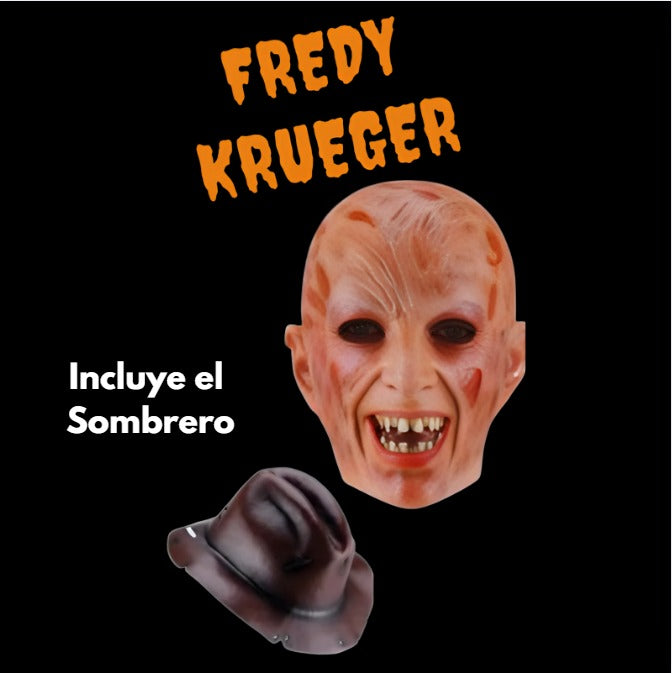 Máscara de látex Freddy Krueger y Jason - Realismo y Comodidad