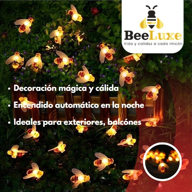 BeeLuxe - Instalacion Navideña De Abejas Led Solar 🐝🌲PAGA 1 - LLEVA 2