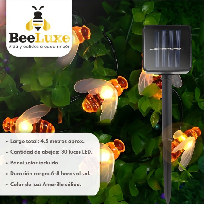 BeeLuxe - Instalacion Navideña De Abejas Led Solar 🐝🌲PAGA 1 - LLEVA 2