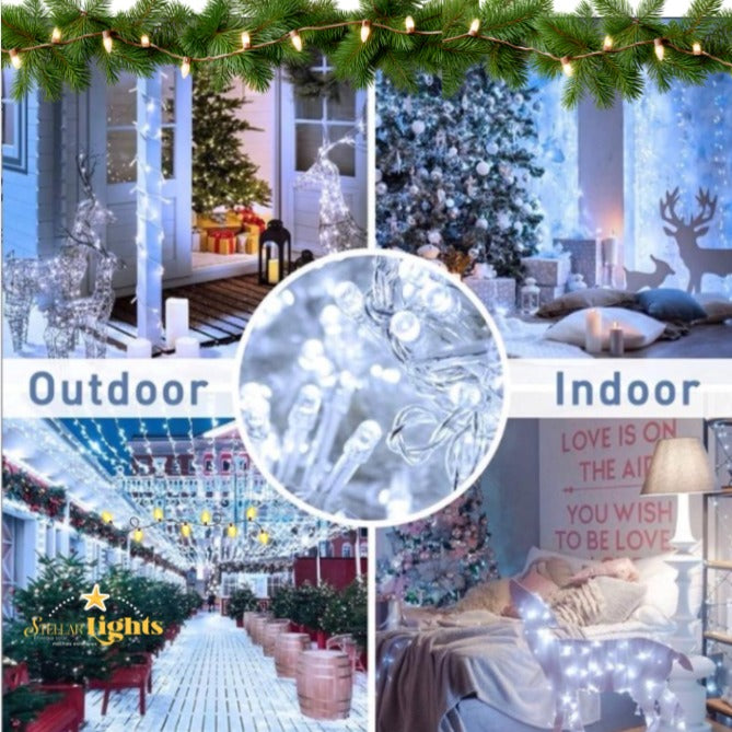 Stellar Lights - Paga 1, Lleva 2 -Luces Navideñas -  200 Leds-20 MTS + Control🎄💫