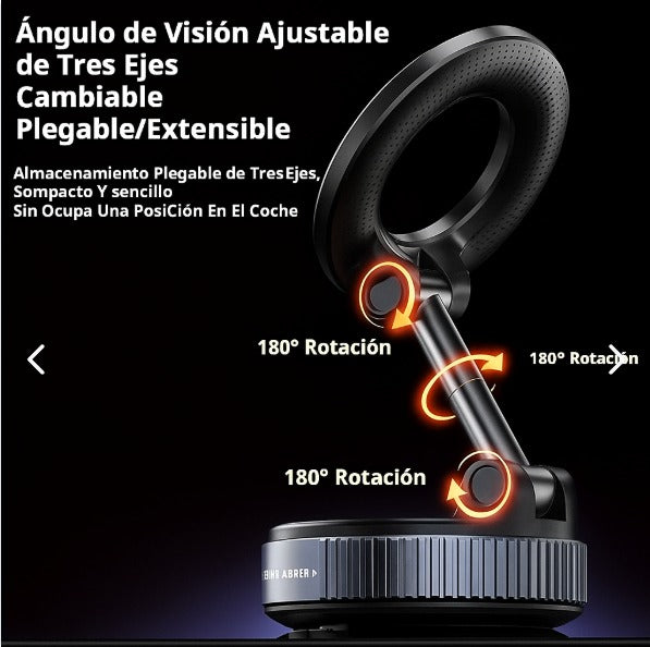 Soporte Magnético para  Celular - Con Succión al Vacío