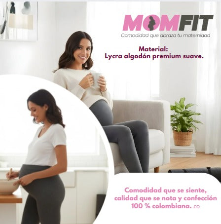 Leggins Materno Momfit- PAGA 2 LLEVA EL TERCERO GRATIS🤰🏻