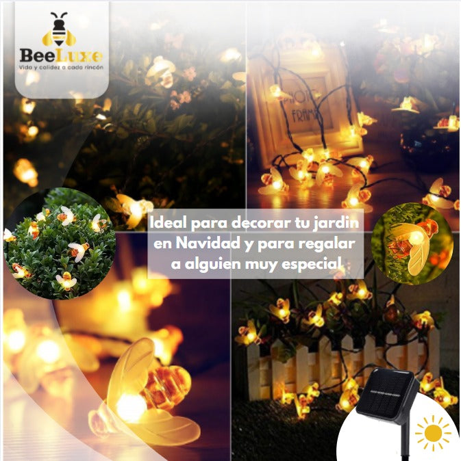 BeeLuxe - Instalacion Navideña De Abejas Led Solar 🐝🌲PAGA 1 - LLEVA 2