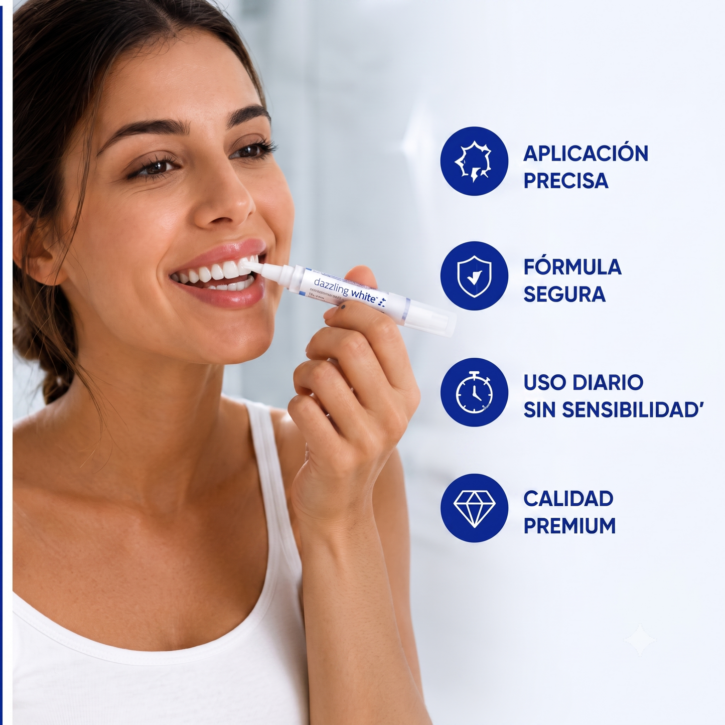 Blanqueador dental Dazzling White👄