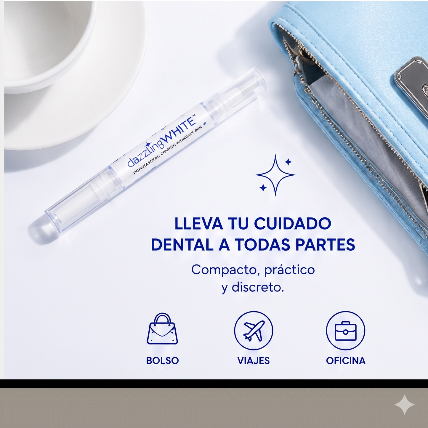 Blanqueador dental Dazzling White👄
