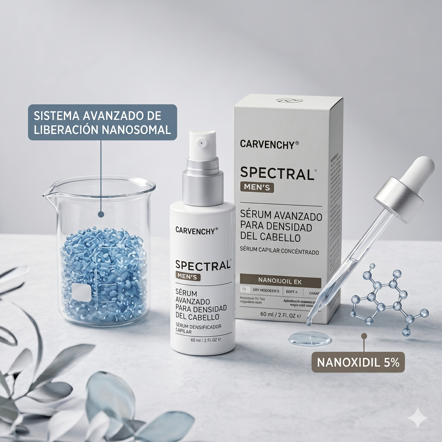 SPECTRAL -  Nanoxidil al 5% - Tratamiento Capilar