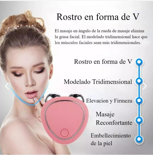 Masajeador Facial con Microcorriente