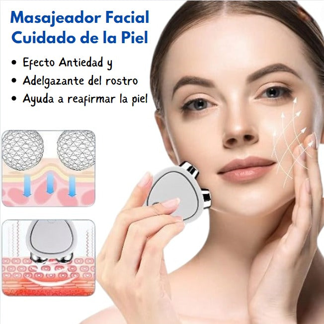 Masajeador Facial con Microcorriente