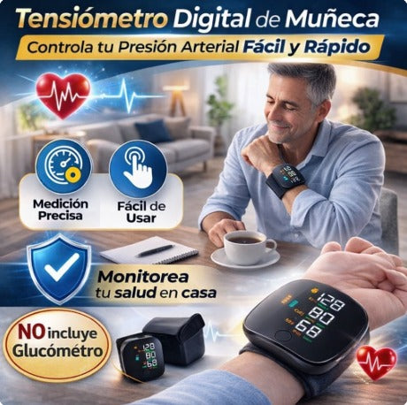 Tensiómetro Digital de Muñeca con Voz