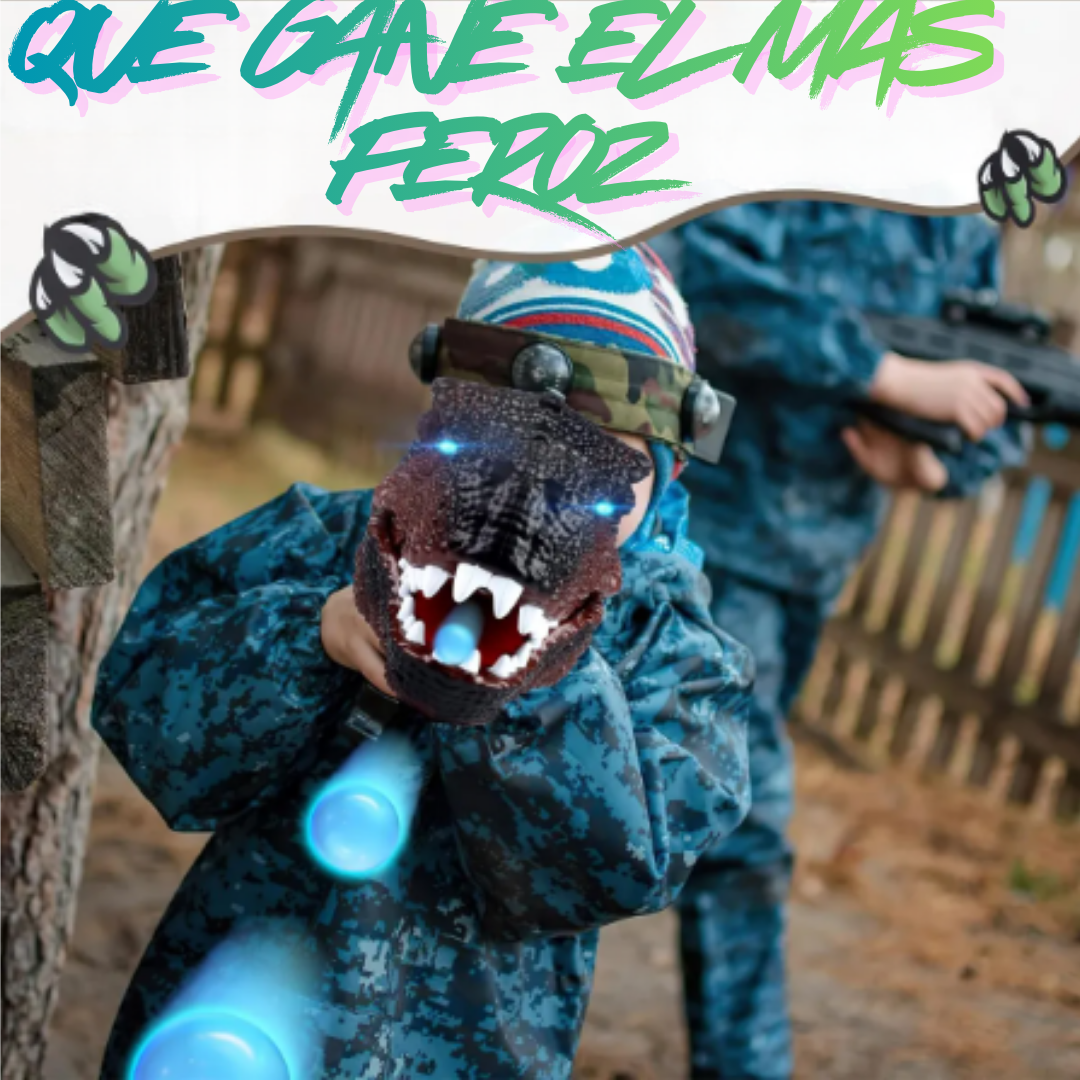 Dino Strike Air - Lanzador Bolas de hidrogel