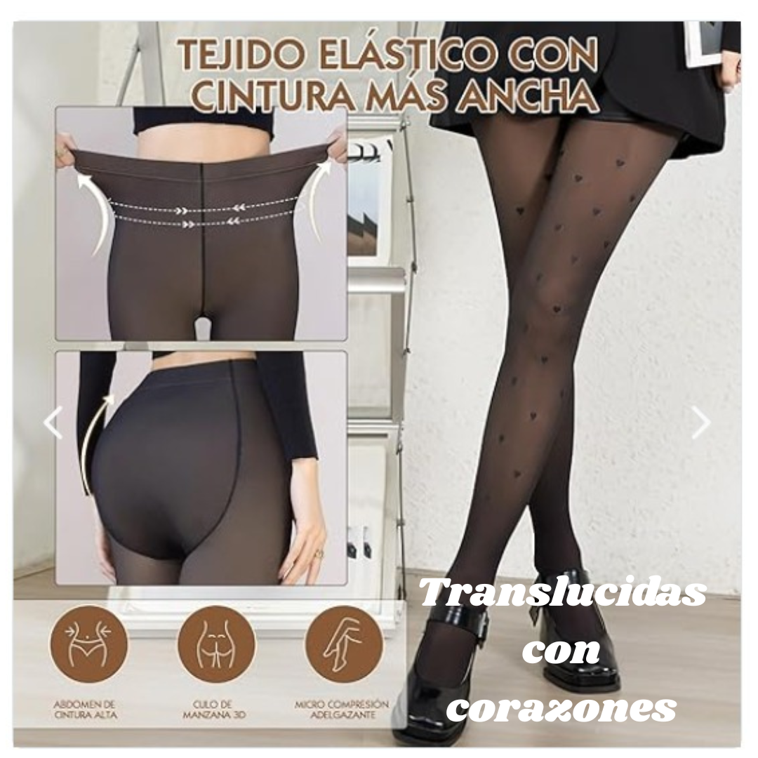 BodyGlow Tights - Medias Térmicas Traslúcidas