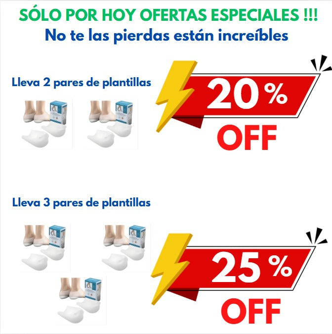 *PLANTILLA AUMENTO DE ESTATURA - 3 CM MÁS CON TOTAL COMODIDAD