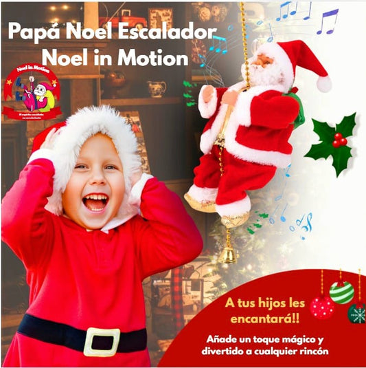 Papá Noel Escalador - Noel in Motion - El espíritu navideño en movimiento  🎅