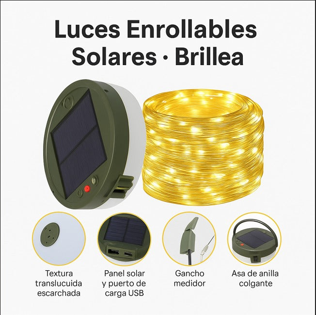 Brillea - Luces Navideñas Enrollables 🎄💫