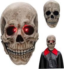 Máscara calavera mandíbula movimiento💀